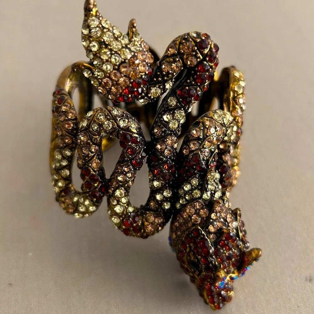 Dragon Rhinestone Fashion Bracelet Cuff - Picture 6 of 8